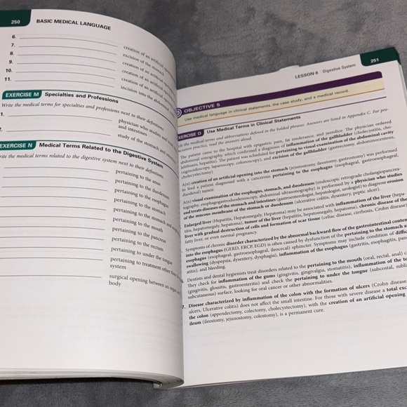 Basic Medical Language Notebook - Multicolor - Picture 2 of 5